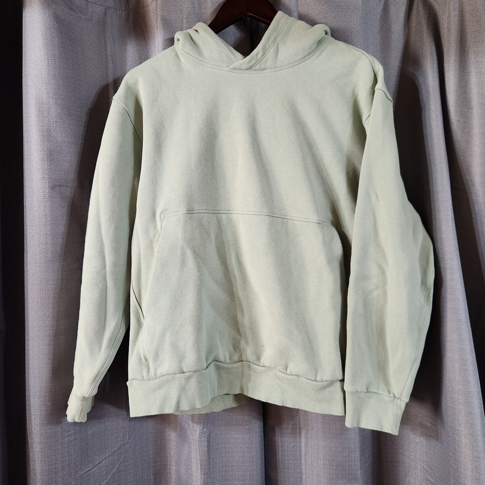 Lululemon Steady State Pullover Fleece Hoodie Sage Green LM3ERZS mens Medium